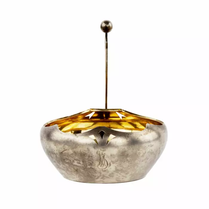Kovsh bucket in the style of Russian Art Nouveau. 