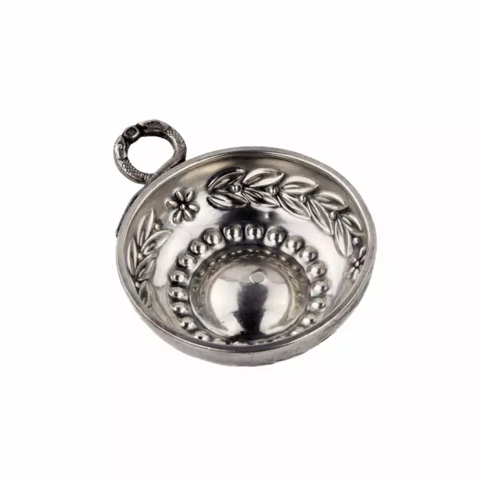 SILVER TASTEVIN (SOMMELIER’S WINE-TASTING CUP) BY MARC PARROD. DIJON, FRANCE, 1903–1944