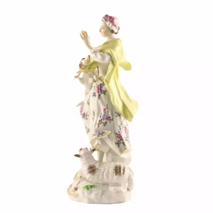 A porcelain figurine Shepherdess 