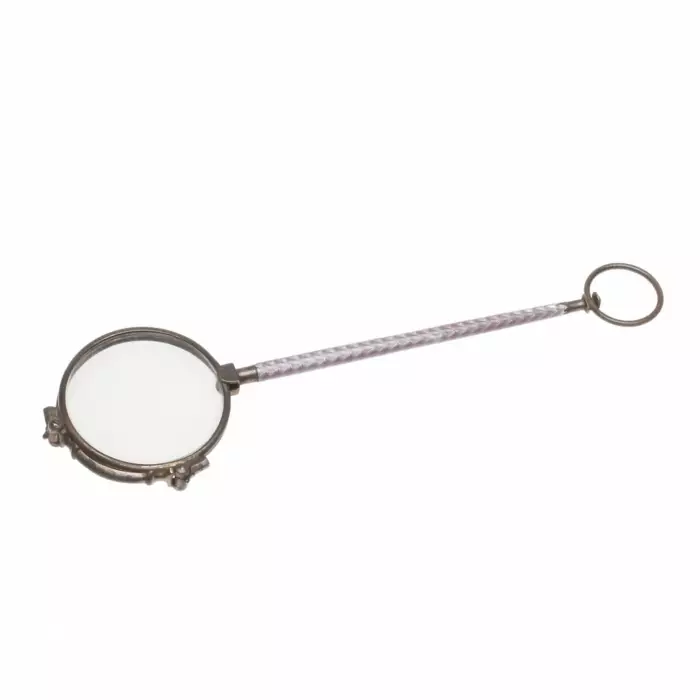 Corsage lorgnette en argent