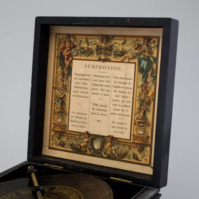 Boîte à musique Symphonion.Allemagne. Le tournant des XIXe et XXe siècles. 