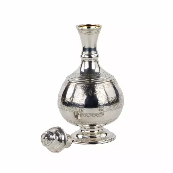 Elegant silver vodka set in the neo-Russian style, workshop S.M. Ikonnikov. 