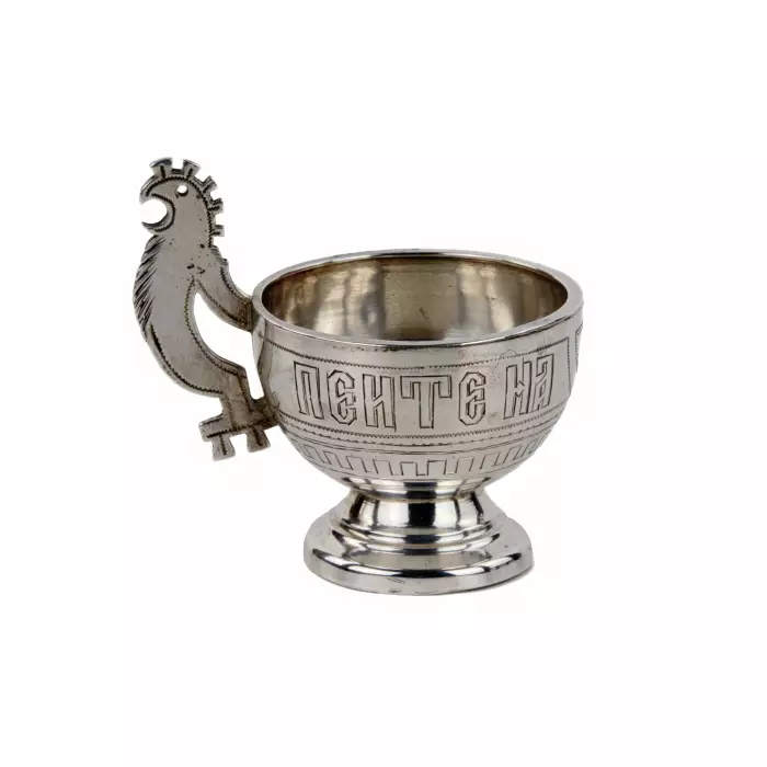 Elegant silver vodka set in the neo-Russian style, workshop S.M. Ikonnikov. 