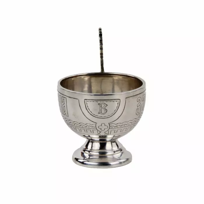 Elegant silver vodka set in the neo-Russian style, workshop S.M. Ikonnikov. 