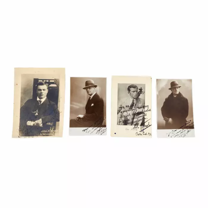 12 photographies d`artistes des annees 1930. 