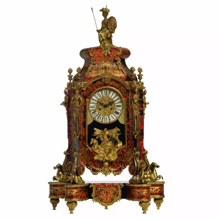 Великолепный часовой гарнитур в стиле Boulle.