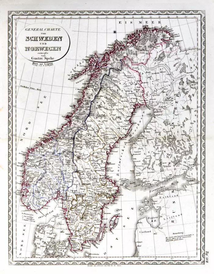 Atlas allemand des cartes du monde de 1845 Die Karten. 