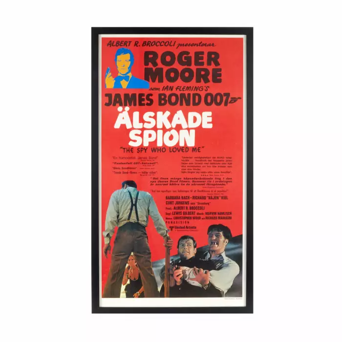 Collection d`affiches pour les films de James Bond. Annees 1970 