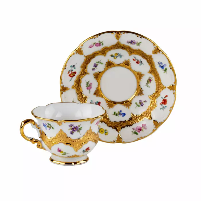 Кофейный сервиз Meissen на 6 персон.
