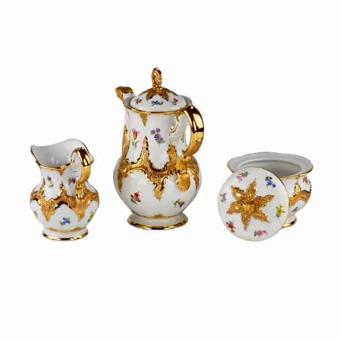Кофейный сервиз Meissen на 6 персон.
