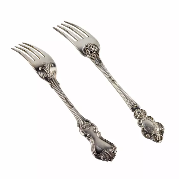 P. Ovchinnikov. Service de table en argent royal. 
