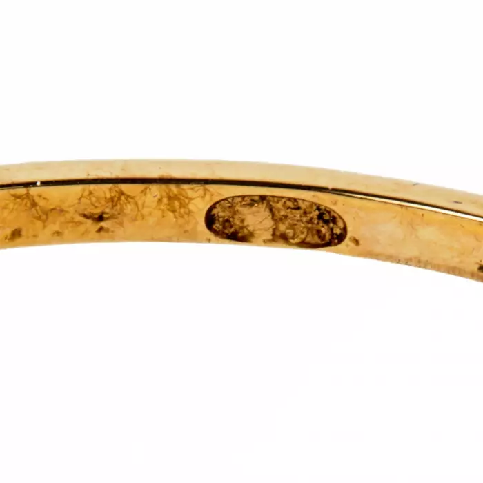 Superbe lorgnette en or valeur de dosage 56 avec pierres precieuses. 