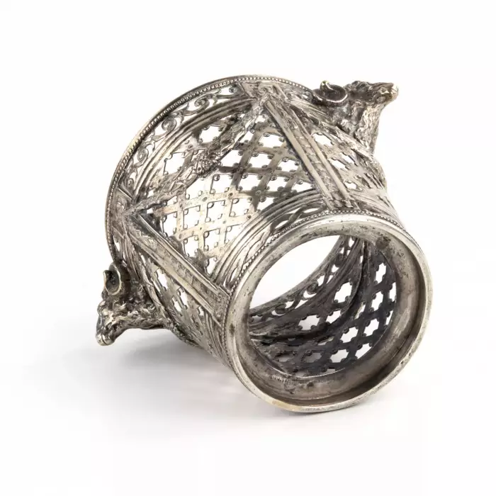 Серебряное кашпо для цветов. Schwarz & Steiner. Вена, 1902-1918 гг.  