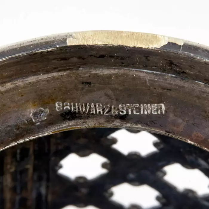 Серебряное кашпо для цветов. Schwarz & Steiner. Вена, 1902-1918 гг.  