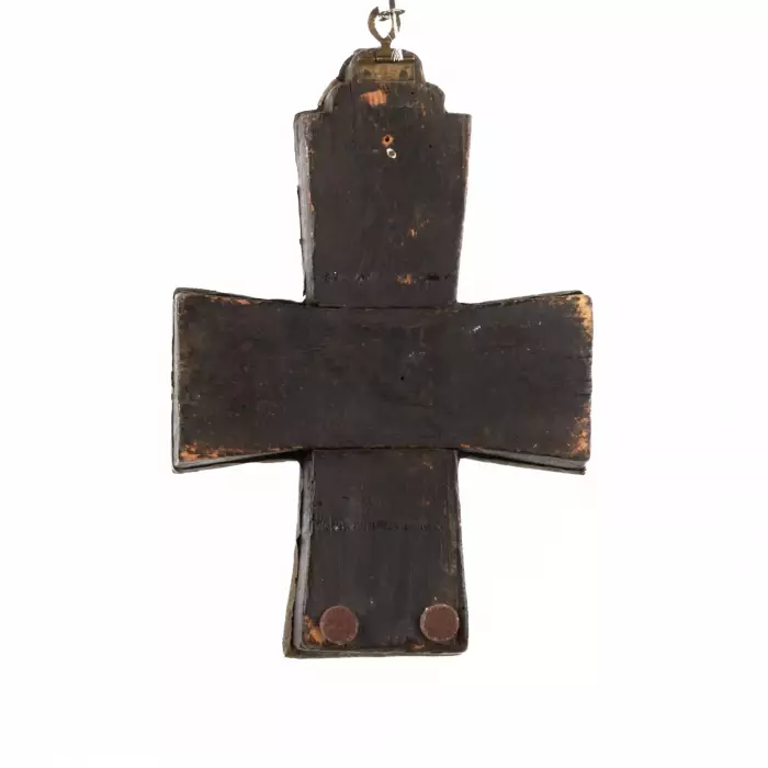 Lantique Crucifixion du Sauveur - Calvaire avec ceux à venir. Russie. Fin XVIIe - debut XVIIIe siècles 