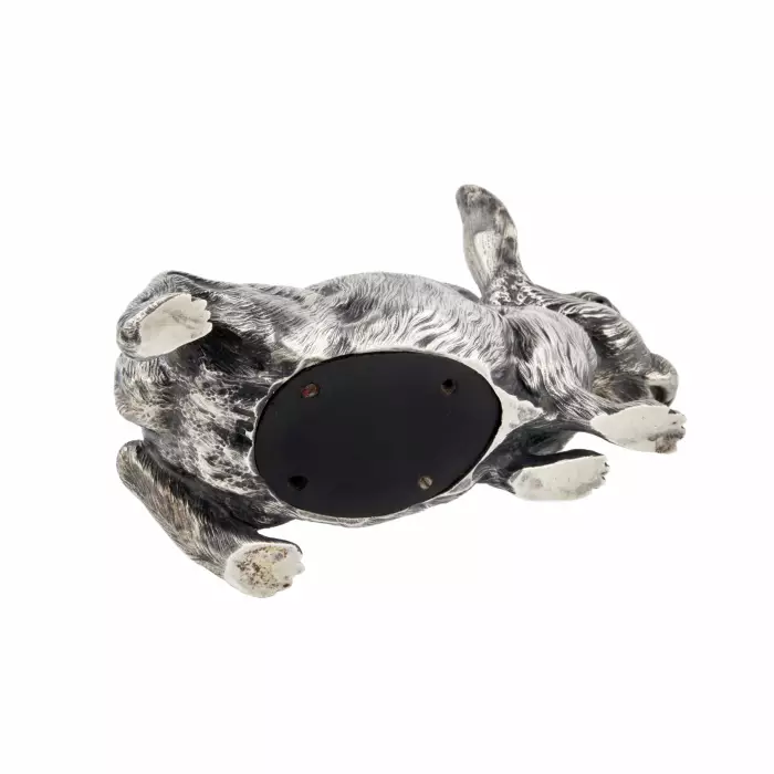 SILVER HARE BELL, VIKTOR AARNE FOR THE HOUSE OF FABERGÉ  RUSSIA, SAINT PETERSBURG, TURN OF THE 19TH–20TH CENTURY