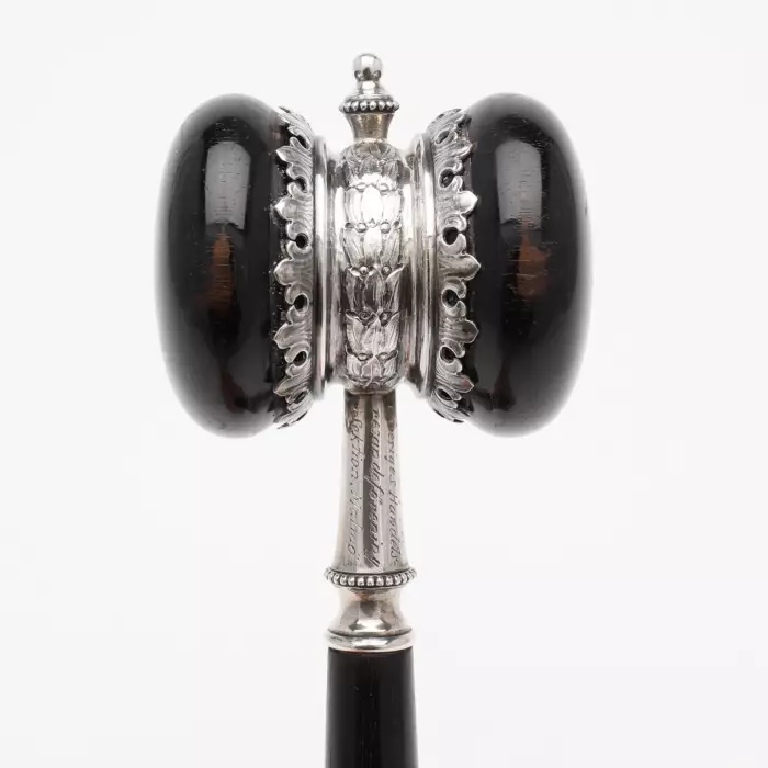 Club gavel of the association Handelsresande. Stockholm. 1918 