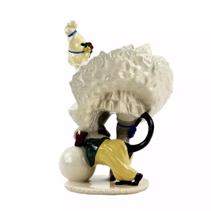 Faience figurine - In the circus arena. Anton Klieber. 1920s 