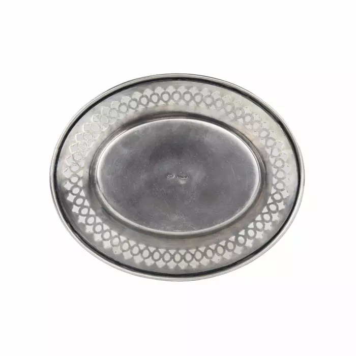 Porte-cartes de visite Faberge en argent fendu. 