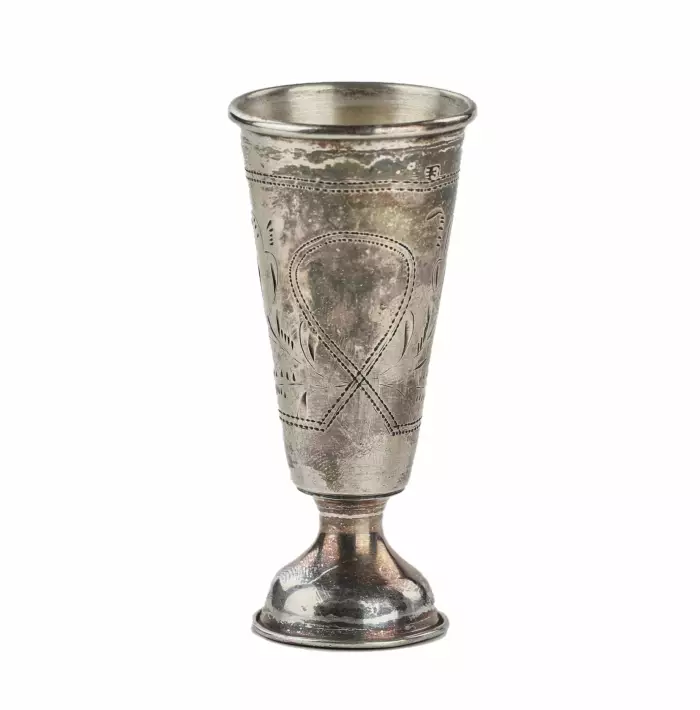 Verre en argent pour Kiddouch. Kyiv 1908-1809 