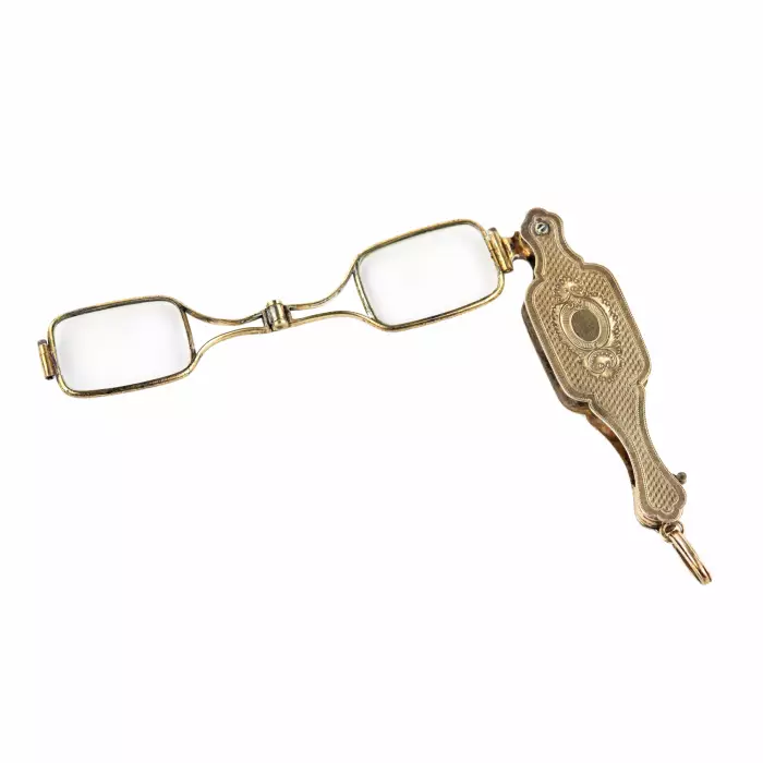 Lorgnette de corsage du 19ème siècle, travail français. 