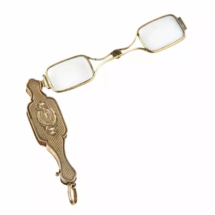 Lorgnette de corsage du 19ème siècle, travail français. 