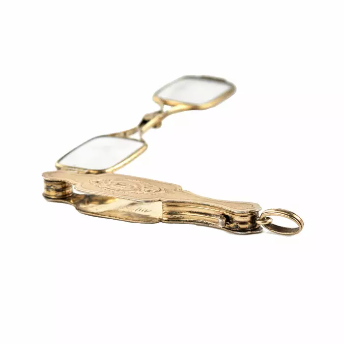 Lorgnette de corsage du 19ème siècle, travail français. 