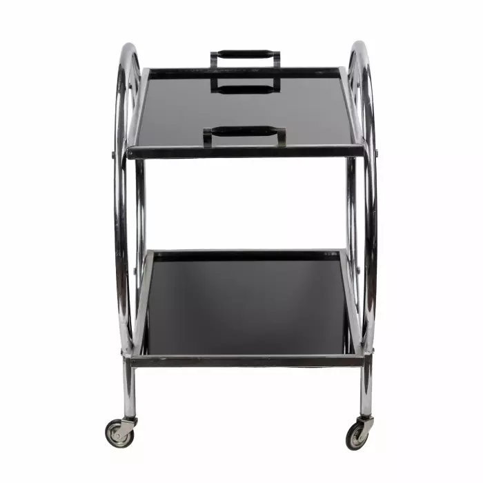BAUHAUS STYLE SERVING TROLLEY. EUROPE, 20TH CENTURY
