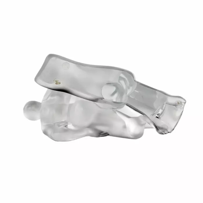 La figure d`un couple amoureux. Verre. Lalique. 