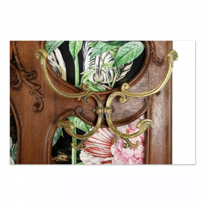Hanger with mirror. France, late 19th century.