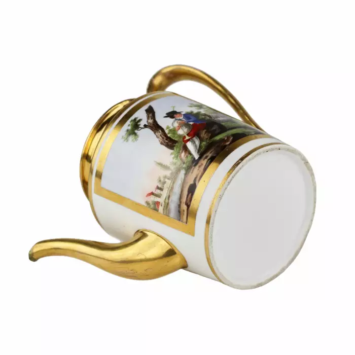 Gardner porcelain teapot. Russia, 1820-1830s 