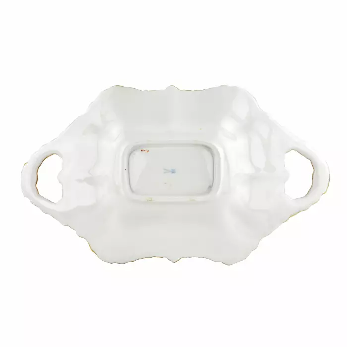 Magnifique plateau de Meissen et de porcelaine