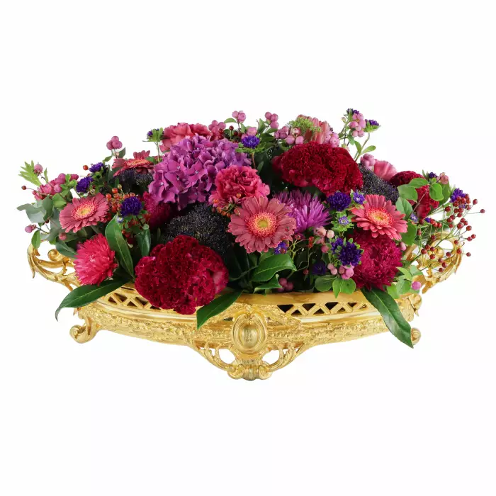 Jardinière en bronze dore d`epoque Napoleon III. 
