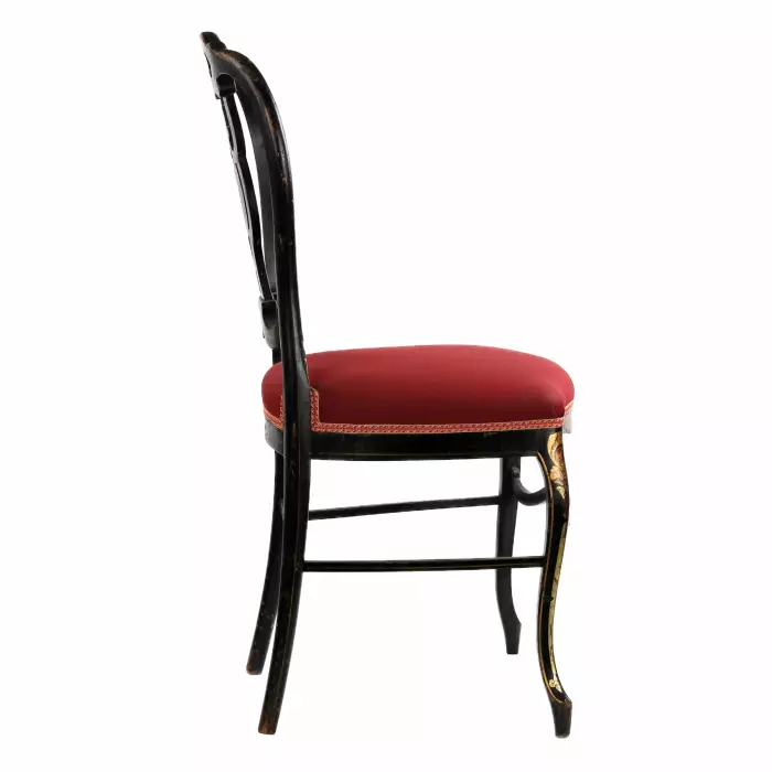 Quatre chaises de style Napoleon III. 