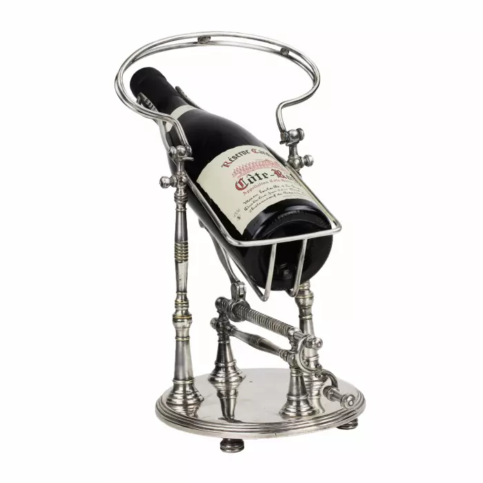 Magnificent carriage with a gate mechanism for pouring drinks. Christofle. 