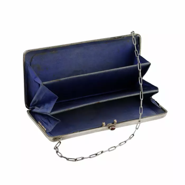 Sac en argent theâtral pour dames. Lettonie annees 1920-30. 
