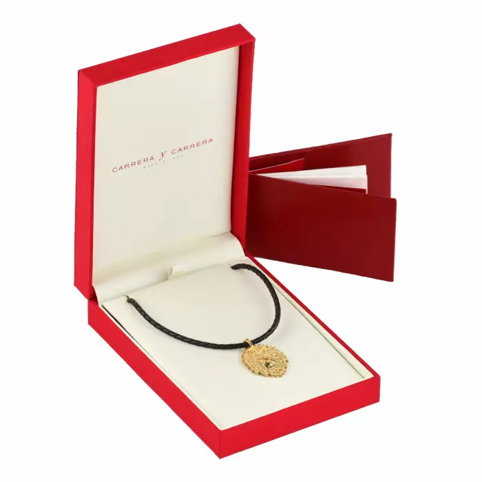 Carrera et Carrera. Pendentif Lion en or 18 carats. 