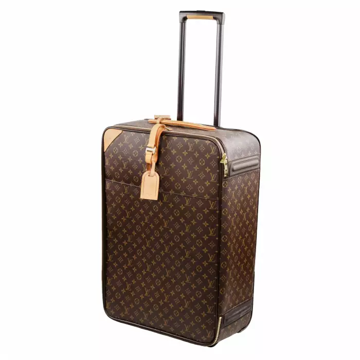Кожаный, дорожный чемодан Louis Vuitton Monogram Pegase Legere 65 Suitcase.