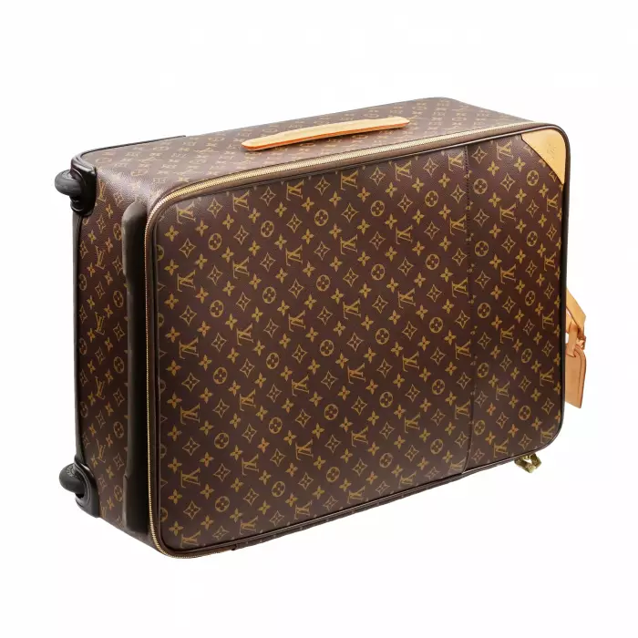 Кожаный, дорожный чемодан Louis Vuitton Monogram Pegase Legere 65 Suitcase.
