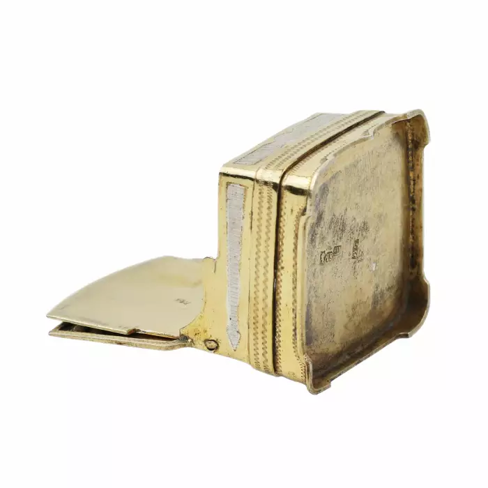 Silver salt shaker throne. 1857 