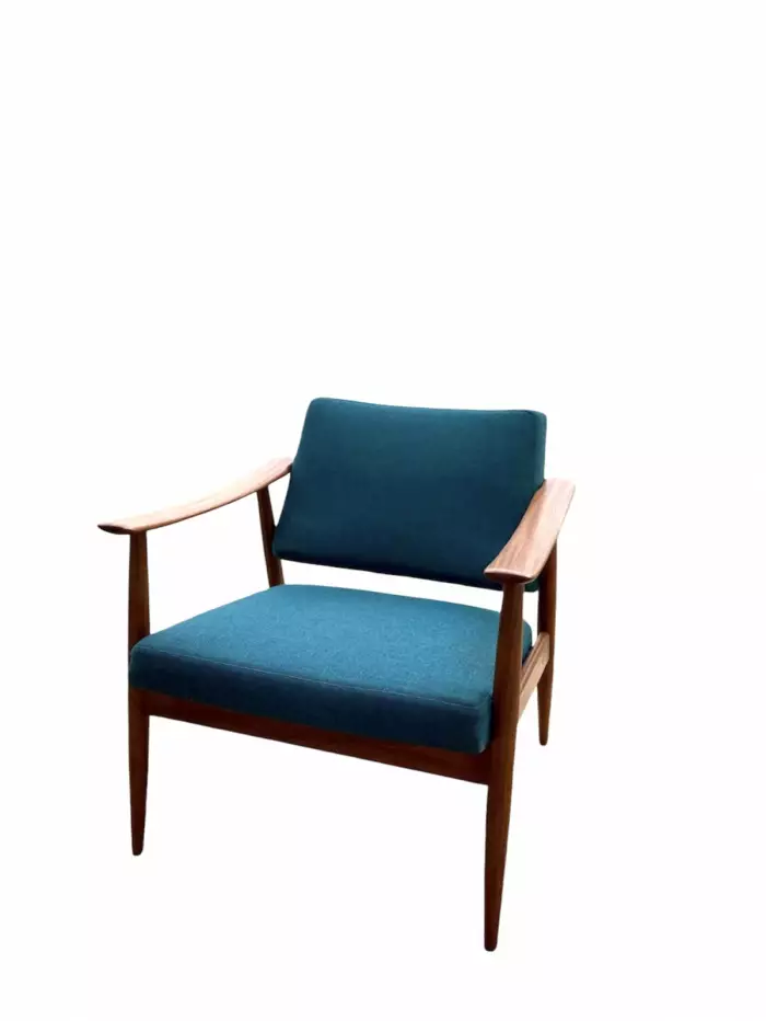  Torbjörn Afdal “Eno” Easy Chair – Teak Mid-Century Modern Armchair, Norway, 1960s
