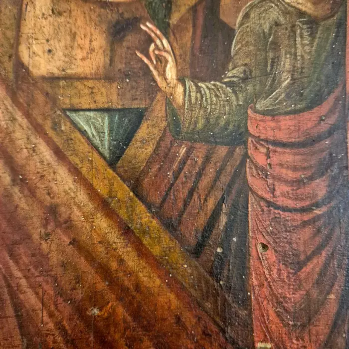 Virgin of Kazan, Russian Icon, Oil on Wood Panel, 19th century