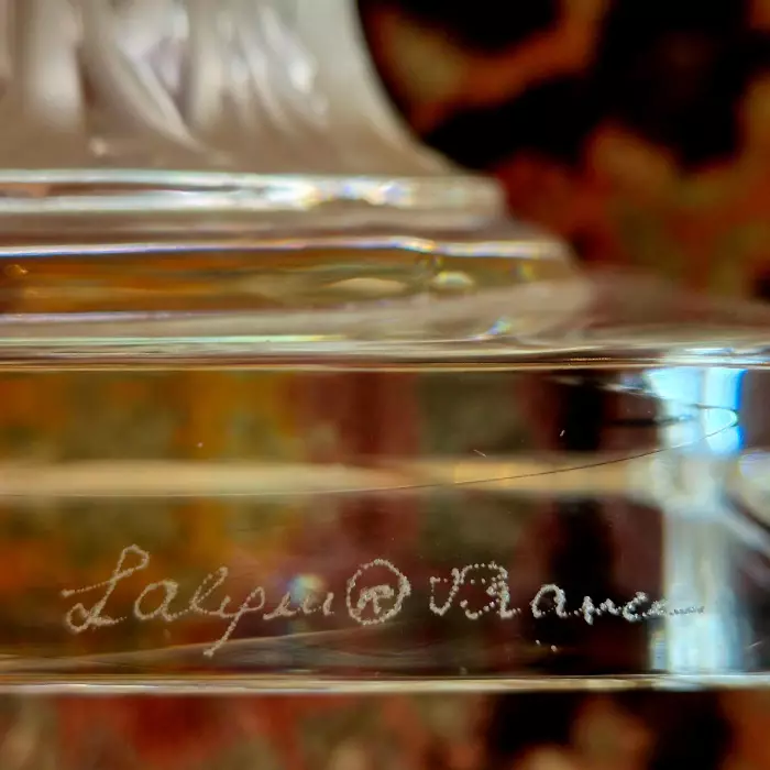 Lalique Versailles Vase in Clear Crystal — France, 1939 Design, Circa 1990