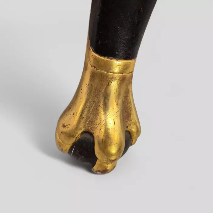 Maison ROMÉO champagne cooler, Wood and gilt bronze, circa 1970