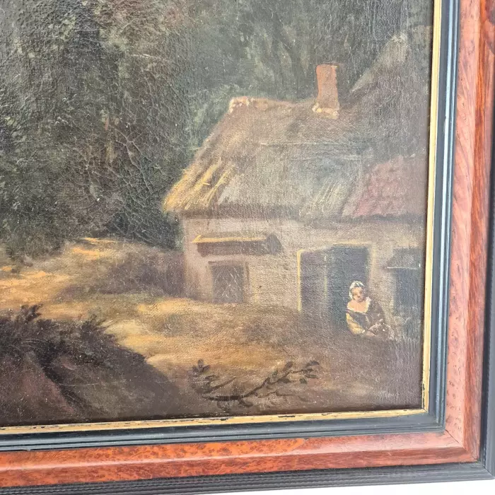Hunting scene, 18th century, Oil on canvas