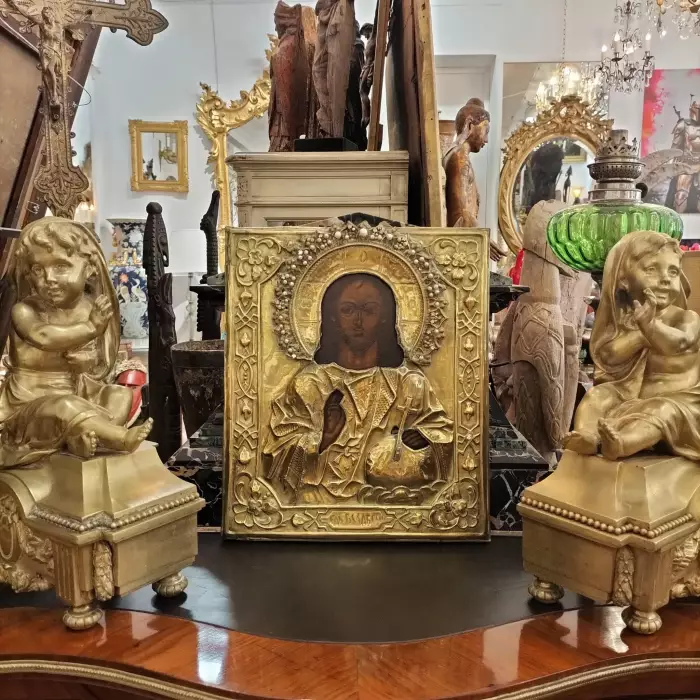 Russian Othodox Icon depicting Christ, 19th Century.