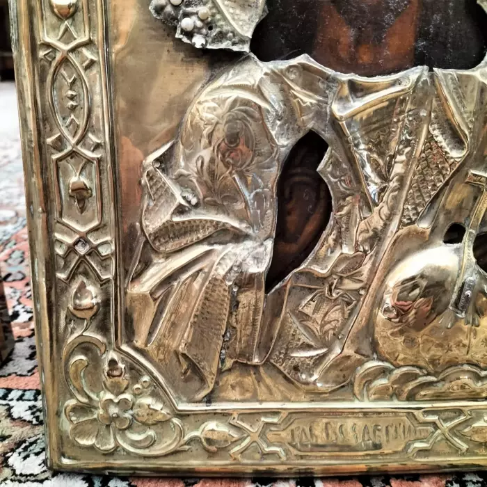 Russian Othodox Icon depicting Christ, 19th Century.