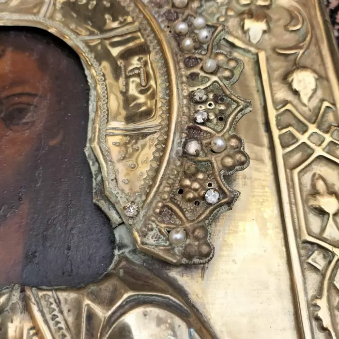 Russian Othodox Icon depicting Christ, 19th Century.