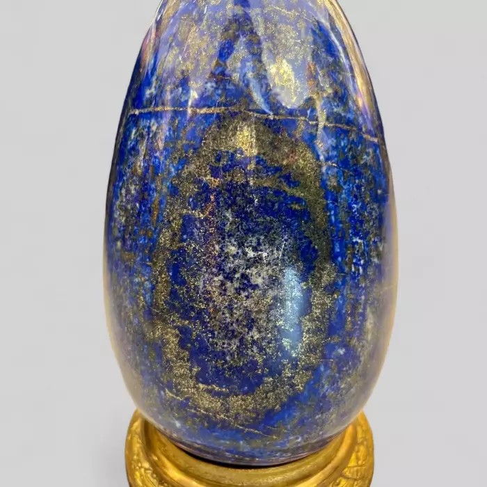 Egg-Shaped Lapis Lazuli from Afghanistan