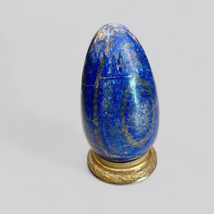 Egg-Shaped Lapis Lazuli from Afghanistan